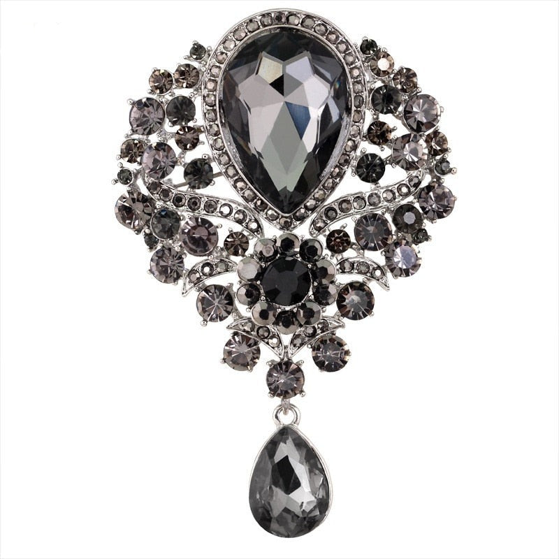 Royal Crystal Brooch