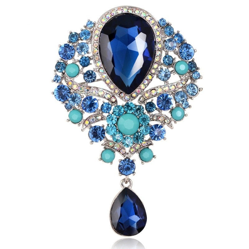 Royal Crystal Brooch