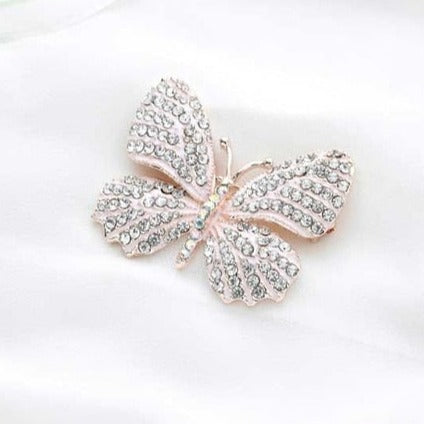 Shining Butterfly Rhinestone Brooch